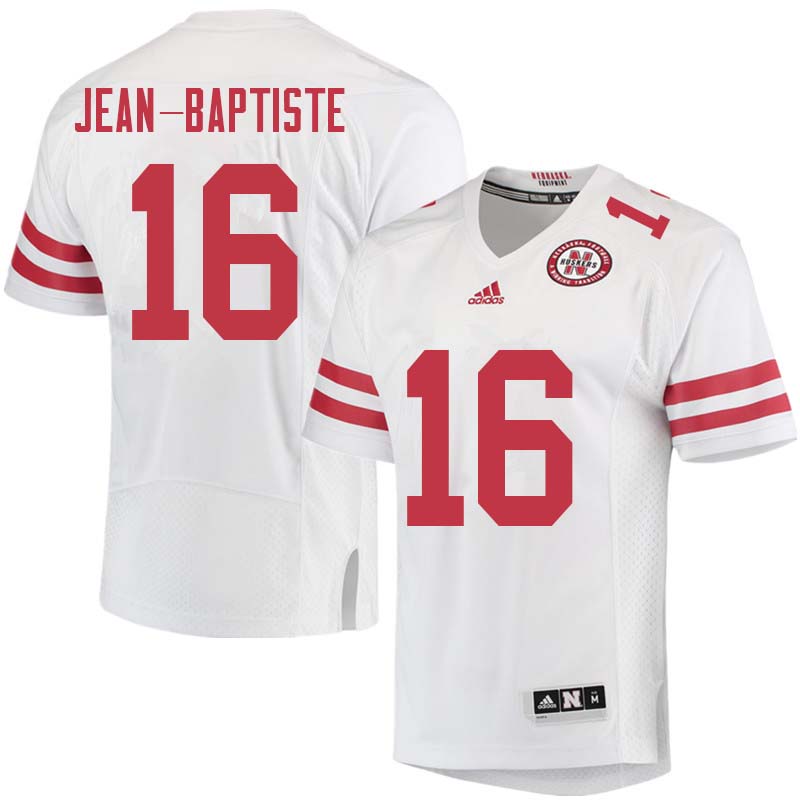 Men #16 Stanley Jean-Baptiste Nebraska Cornhuskers College Football Jerseys Sale-White